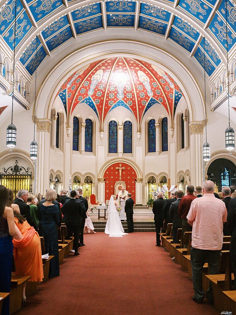 Wedding at St. Ambrose Cathedral in Des Moines