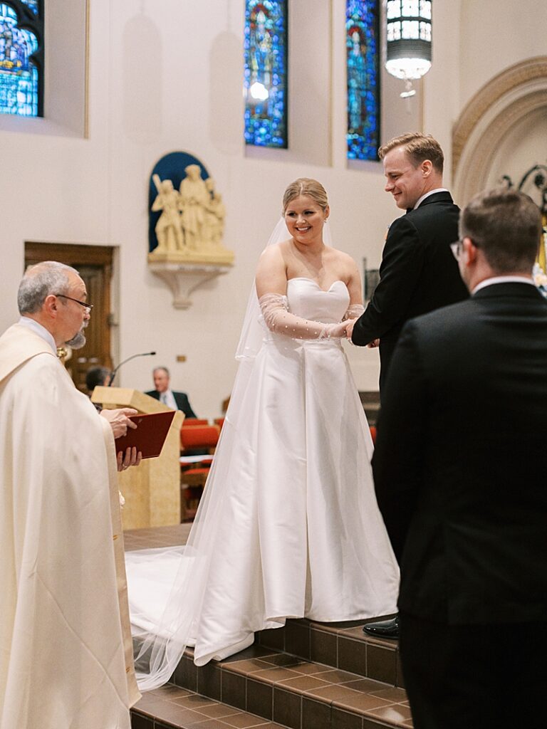 Wedding at St. Ambrose Cathedral in Des Moines