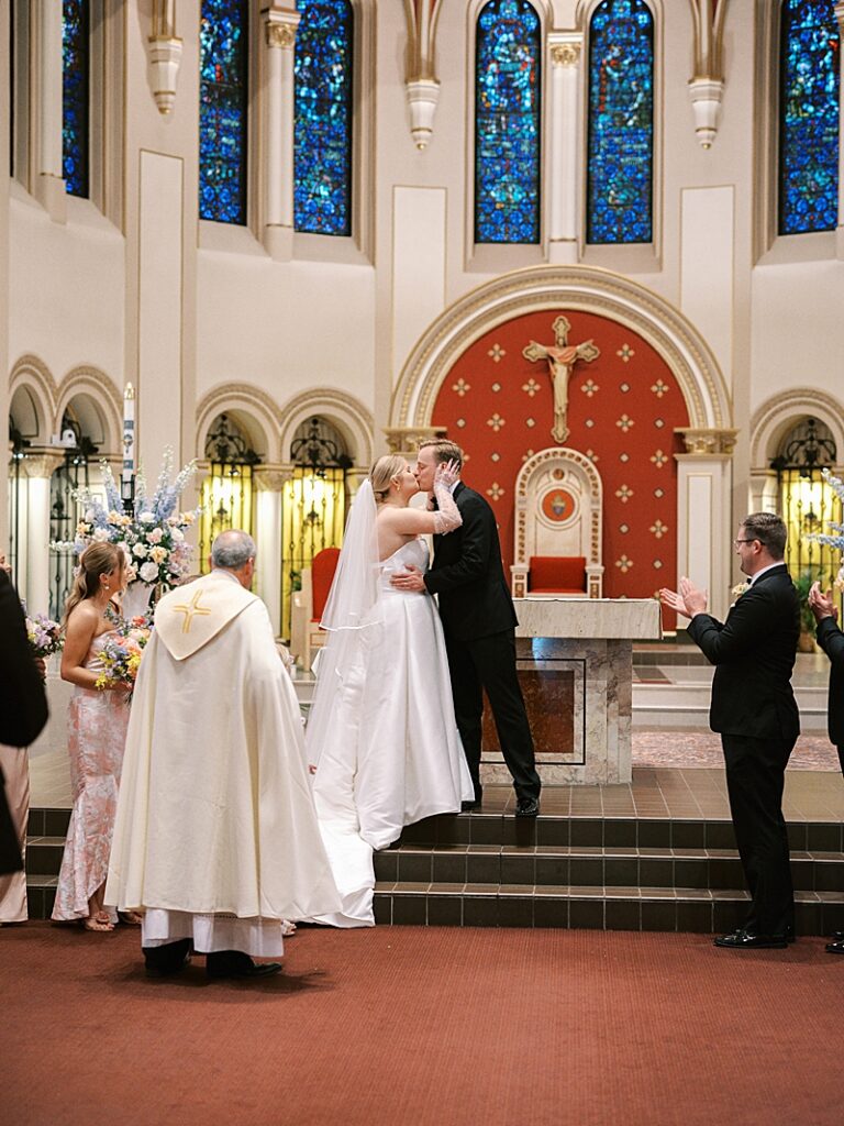 Wedding at St. Ambrose Cathedral in Des Moines