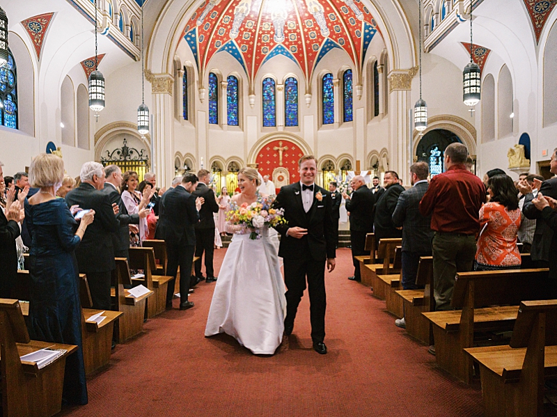 Wedding at St. Ambrose Cathedral in Des Moines