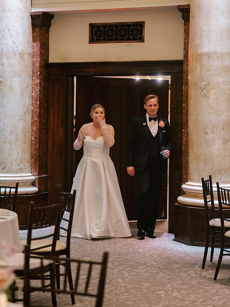 Reception room reveal at Temple of Performing Arts in Des Moines